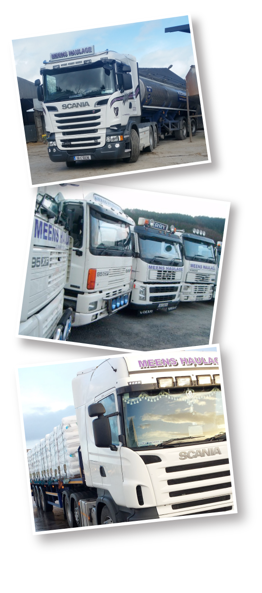 Meens Haulage Lorries